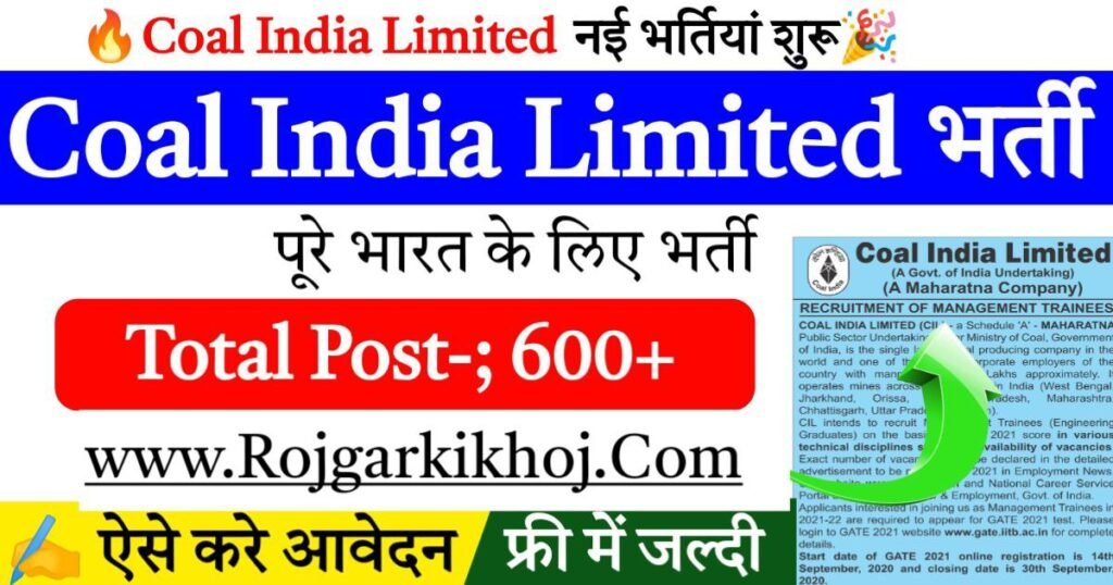 coal india limited recruitment 2024