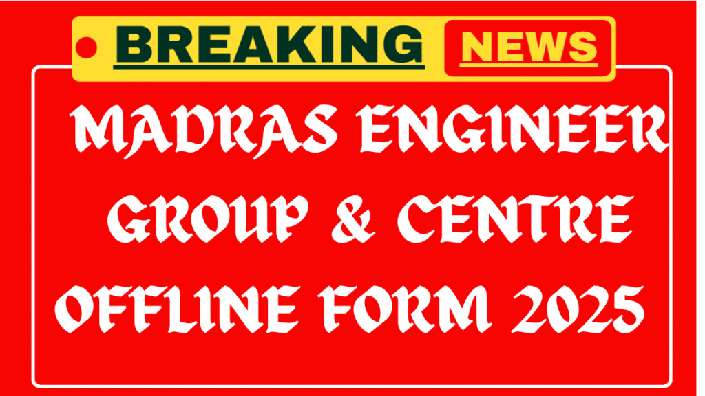 Madras Engineer Group Bangalore Recruitment 2025