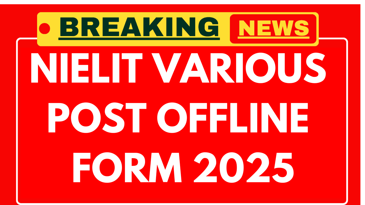 NIELIT Shimla Recruitment 2025
