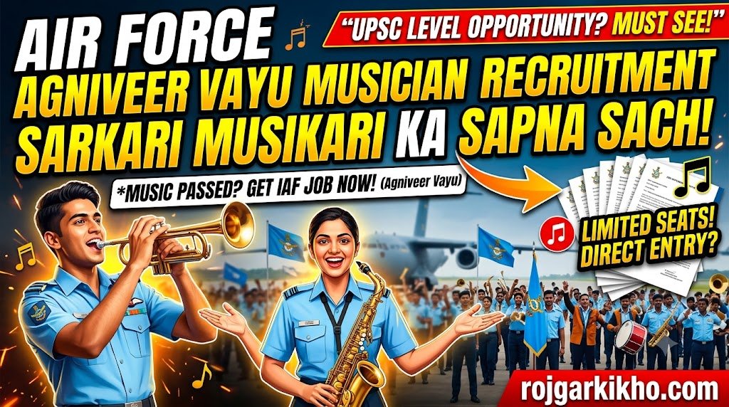Airforce Agniveer Vayu Musician Recruitment 2026