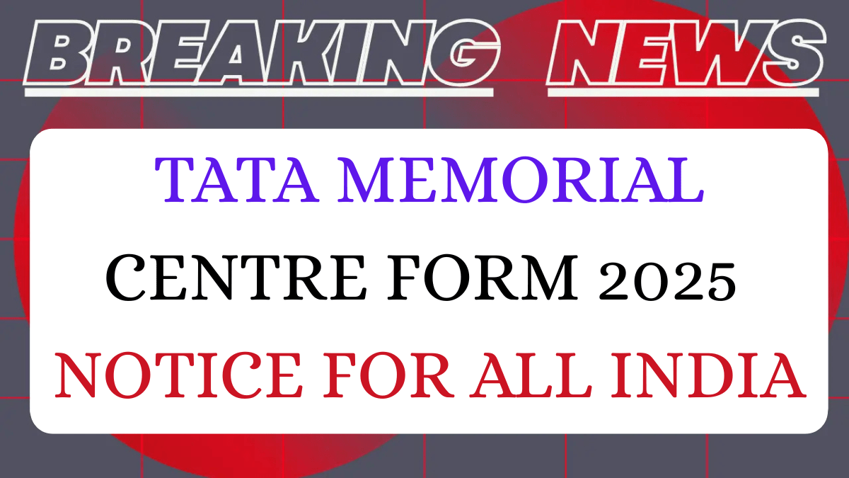 Read more about the article Tata Memorial Centre Recruitment 2025 Notification> Apply Online