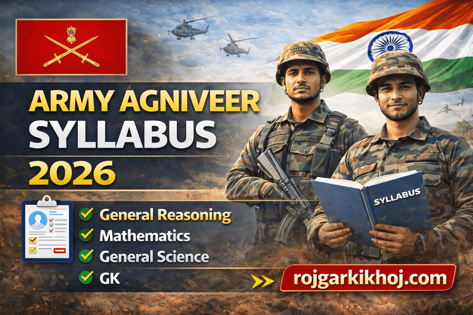 Read more about the article Indian Army Agniveer Syllabus 2026: Details Exam Pattern & Subject- wise Pdf