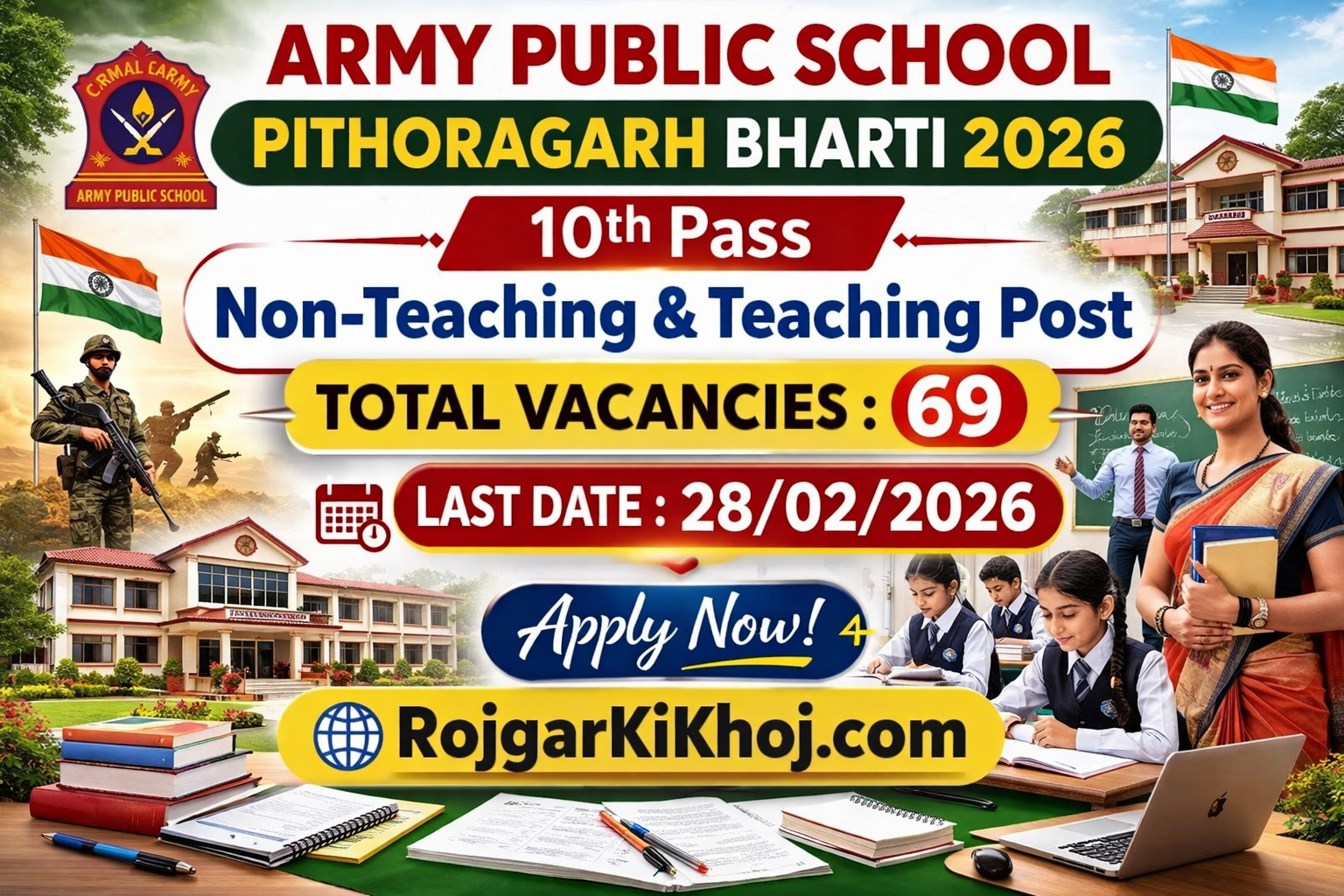 Army Public School Pithoragarh Recruitment 2026 