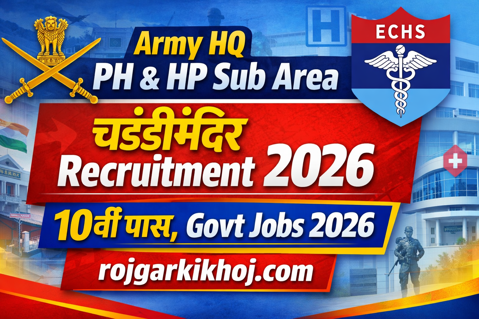 HQ PH & HP Sub Area Chandimandir Recruitment 2026
