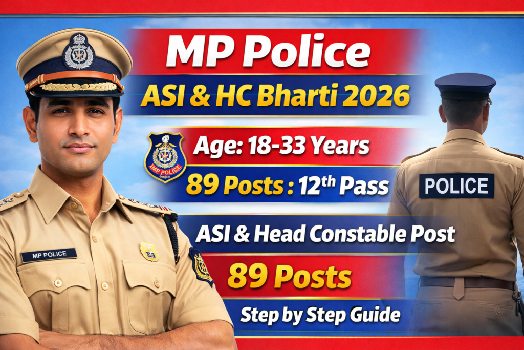 MPESB MP Police HC & ASI Recruitment 2026
