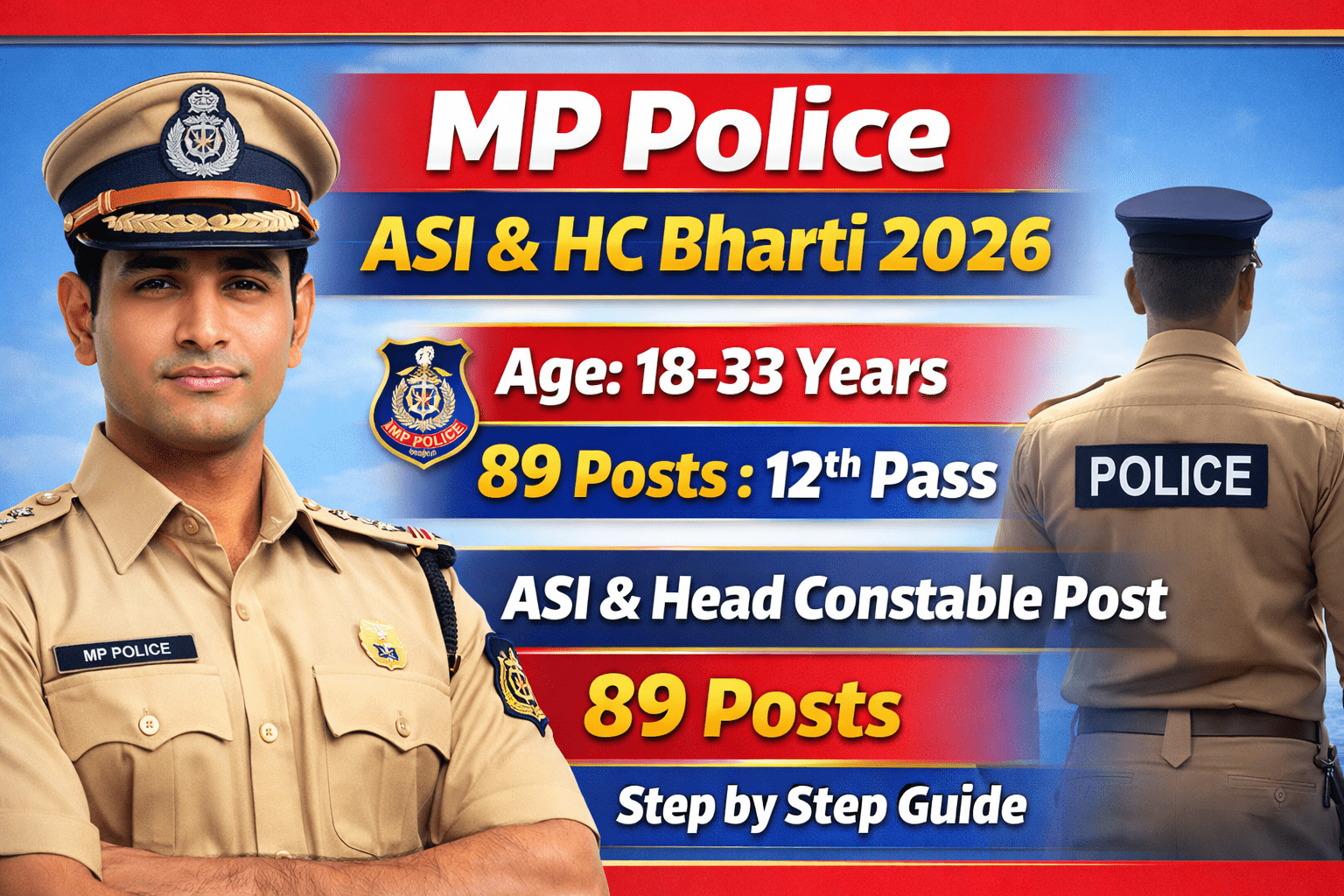 Read more about the article MPESB MP Police HC & ASI Recruitment 2026: Notification 89 Vacancies