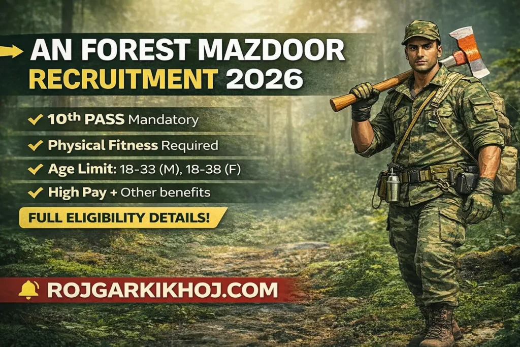 Andaman Nicobar Forest Department Recruitment 2026
