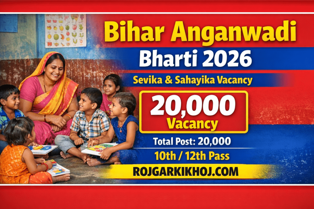 Bihar Anganwadi Vacancy 2026 Notification