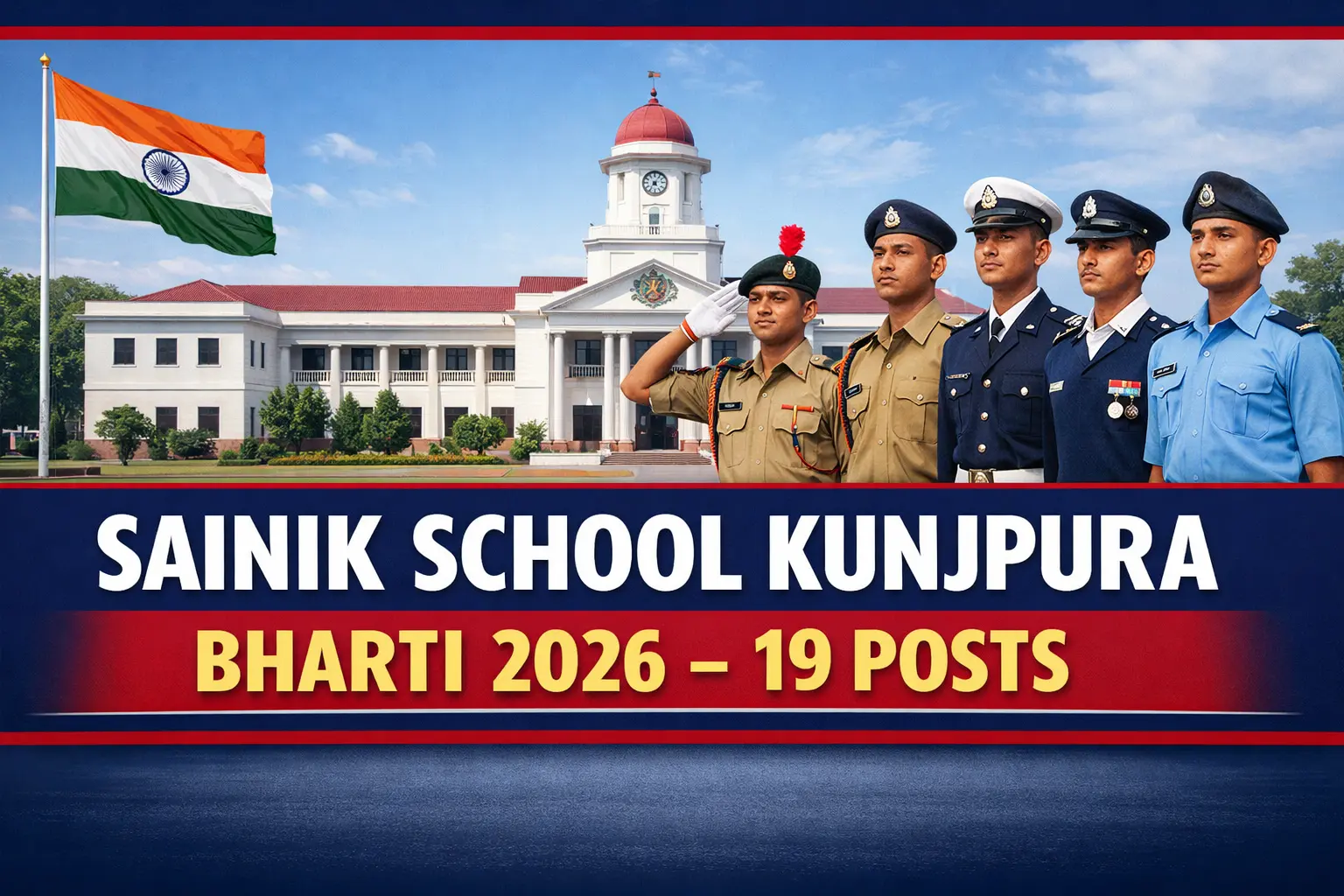 Sainik School Kunjpura Recruitment 2026