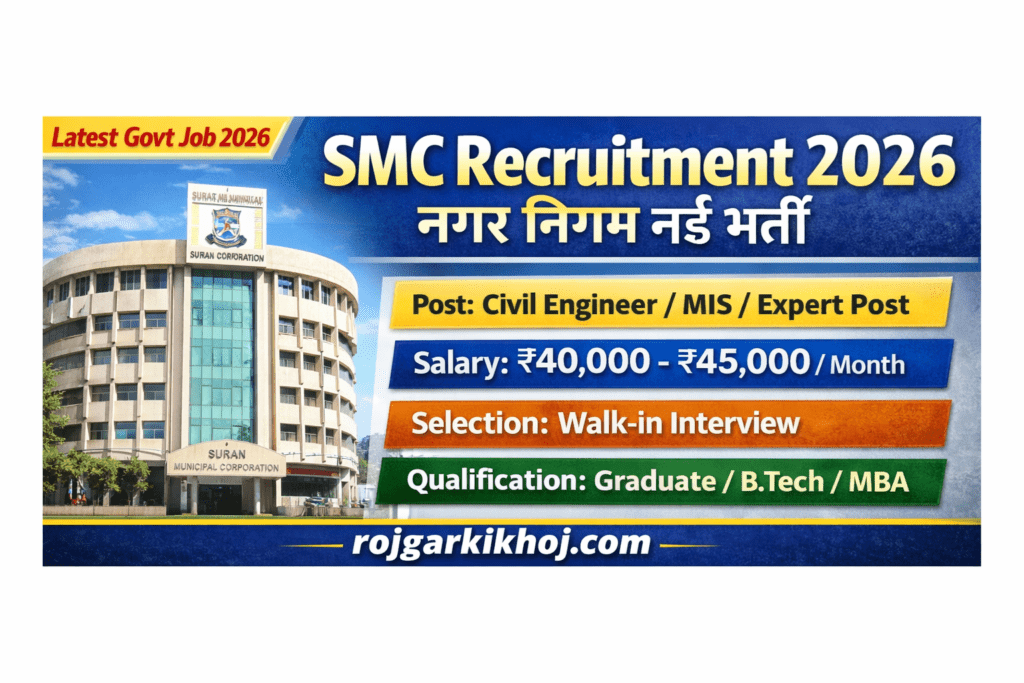Surat Municipal Corporation Recruitment 2026