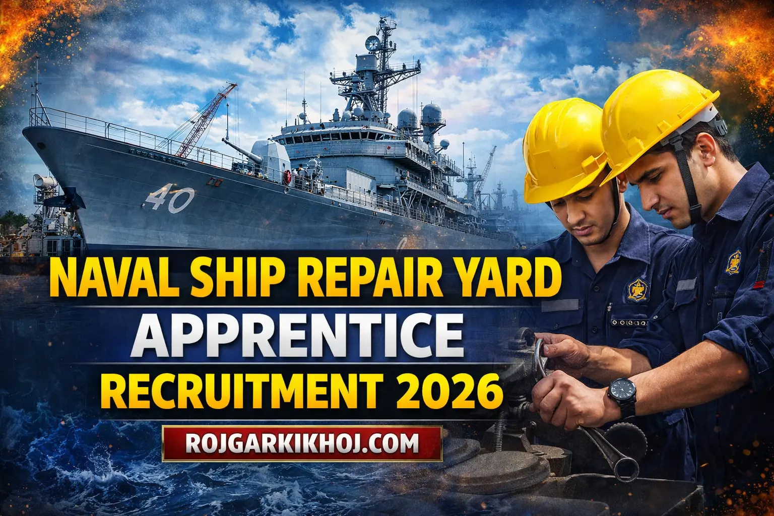 naval ship repair yard & naval aircraft yard apprentice recruitment 2026