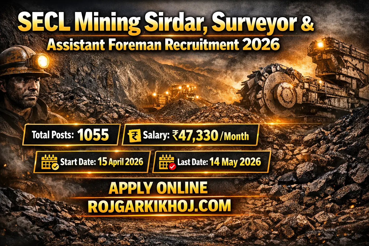 SECL Assistant Foreman Recruitment 2026