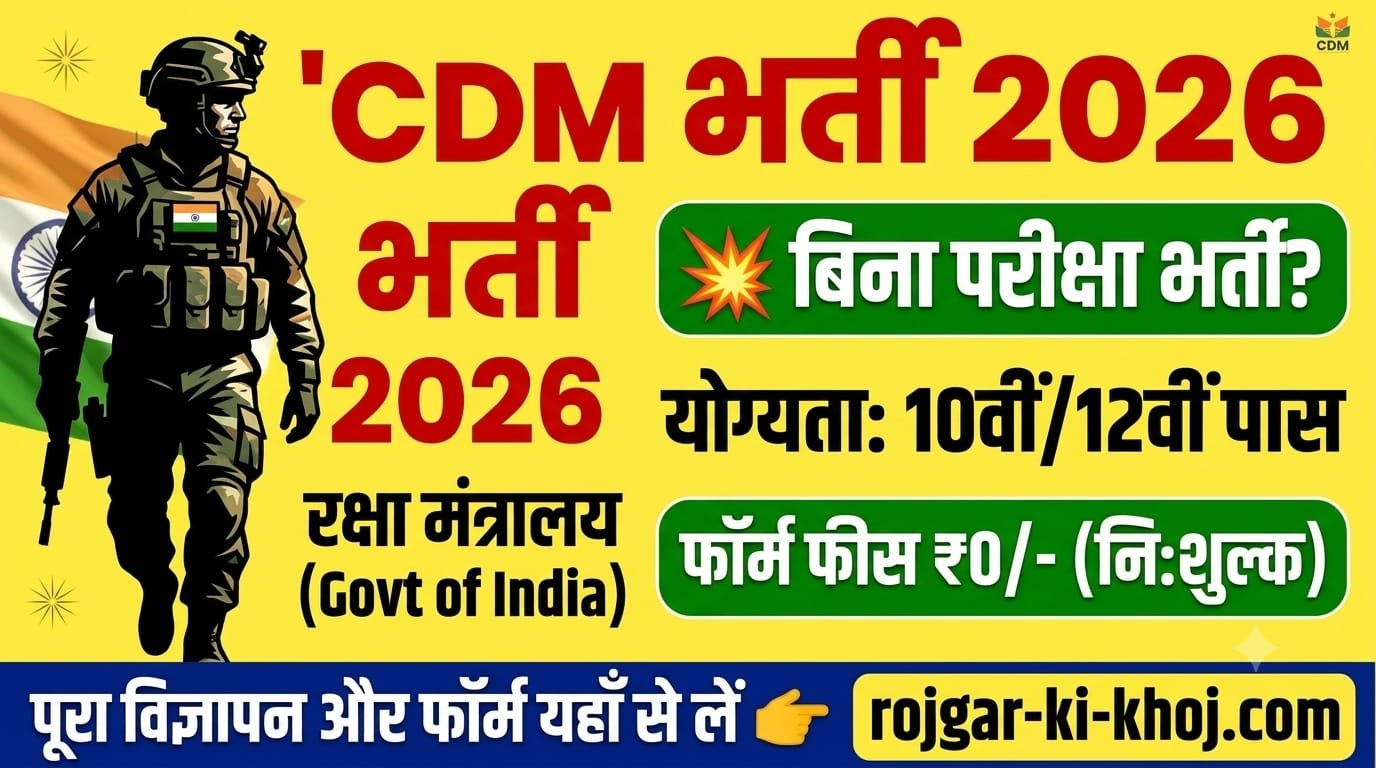 College Of Defence Management Secunderabad Recruitment 2026