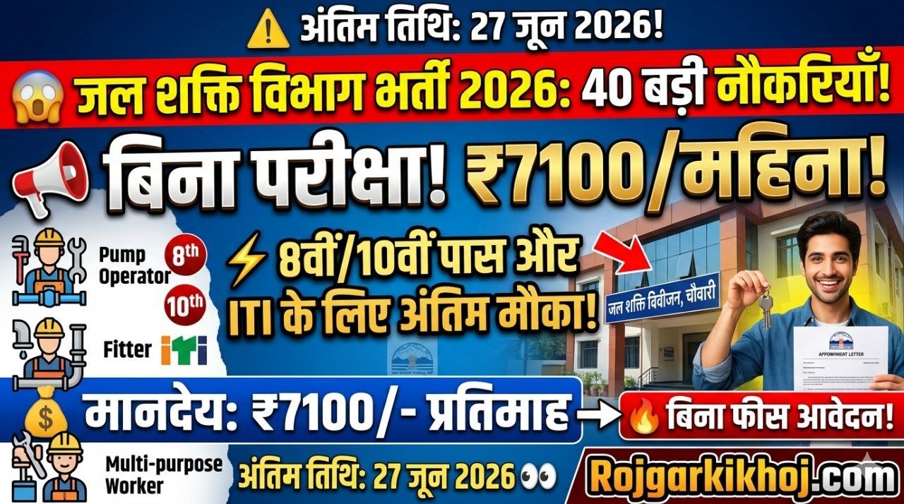 Himachal Pradesh HP Jal Shakti Vibhag Recruitment 2026