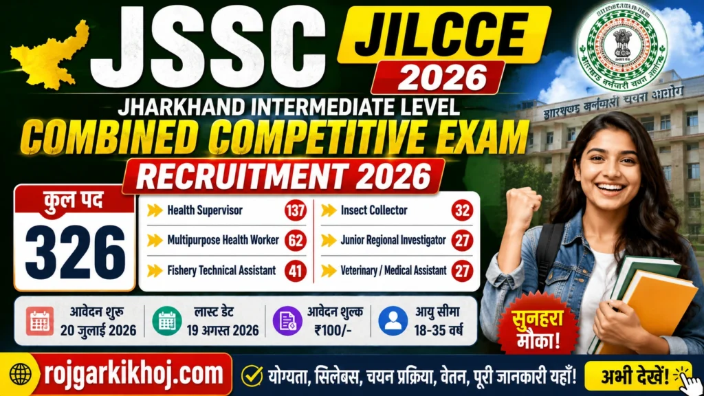 Jharkhand JSSC JILCCE 2026 Notification