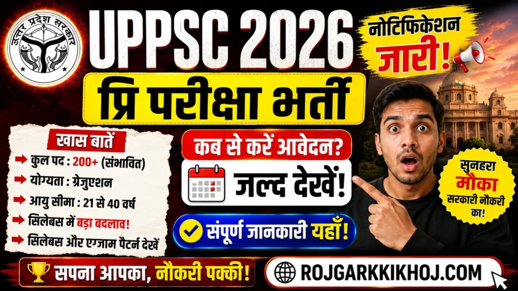 UPPSC PCS Notification 2026