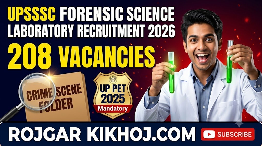 UPSSSC Forensic Science Laboratory Recruitment 2026