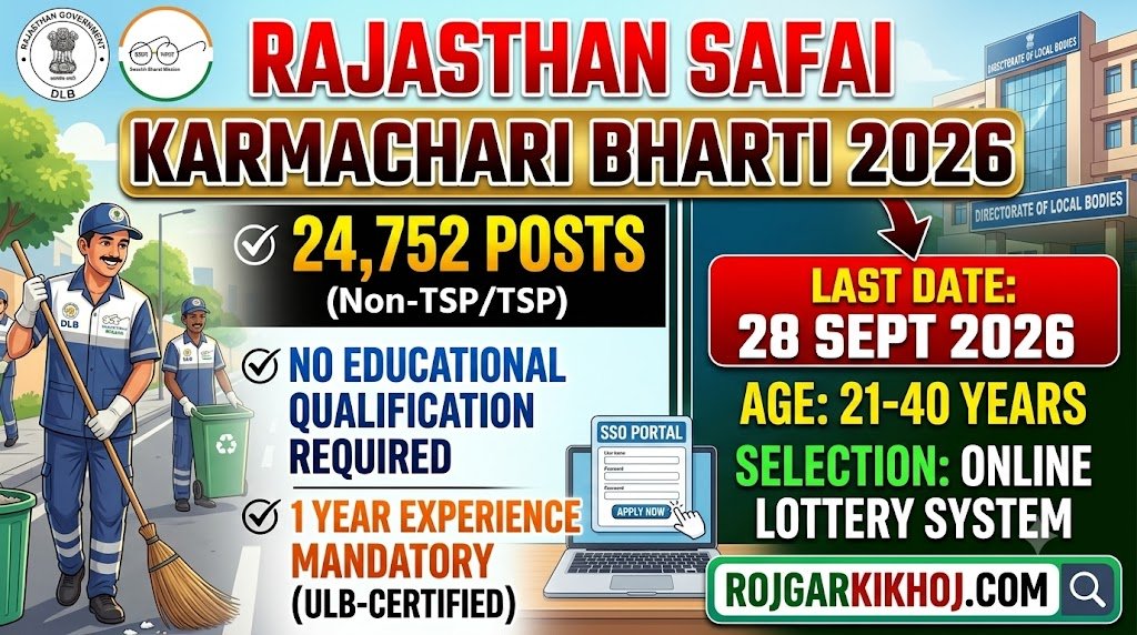 Rajasthan Safai Karmachari Bharti 2026