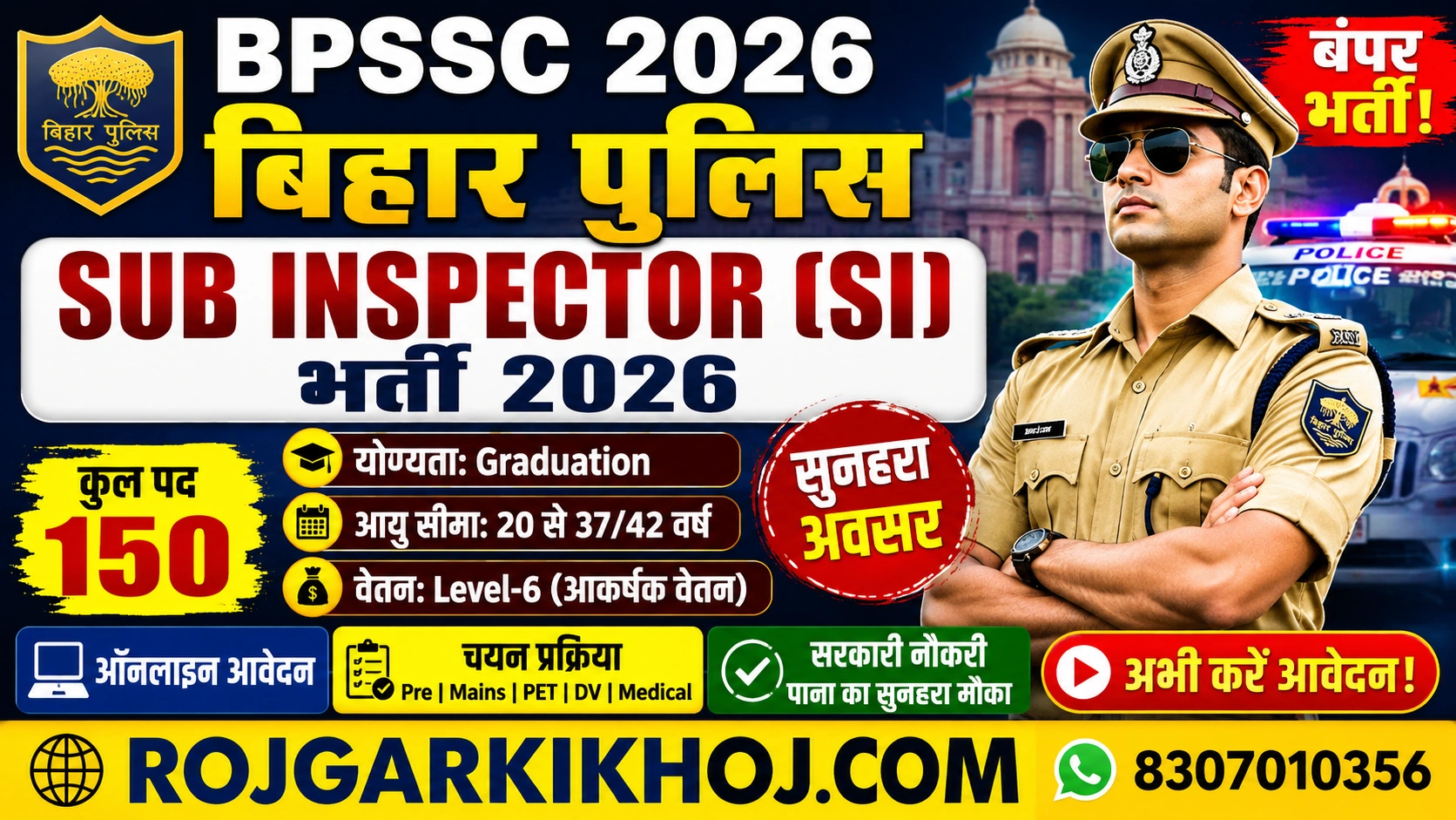 Bihar Police Sub Inspector Recruitment 2026