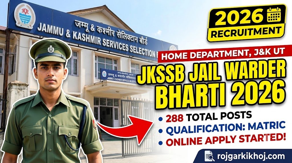 JKSSB Jail Warder Recruitment 2026