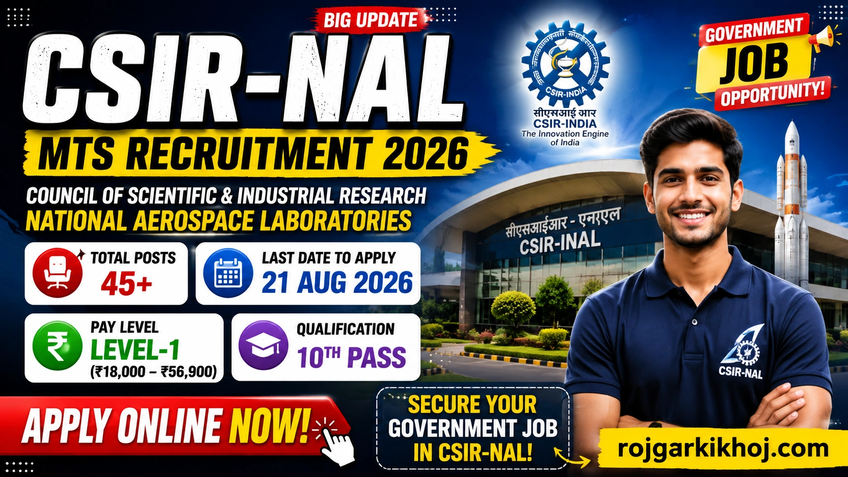 CSIR NAL MTS Recruitment 2026