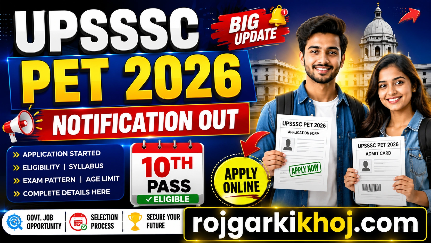 UPSSSC PET 2026 Notification