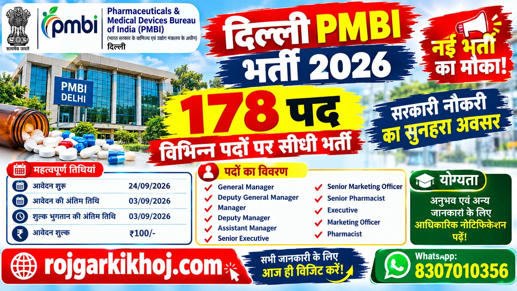 Delhi PMBI Recruitment 2026