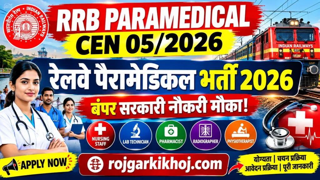 RRB Paramedical Recruitment 2026