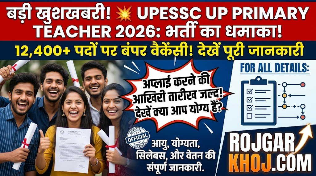 UP Primary Teacher Recruitment 2026