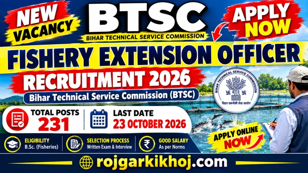 bihar fisheries department Recruitment 2026